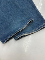 ダブルアールエル RRL 90s DENIM PANTS デニム パンツ ジップフライ ジーパン ジーンズ USA製 Ralph Lauren インディゴ 青 ロゴ R004 デニム ブルー サイズ 35 104MB-232