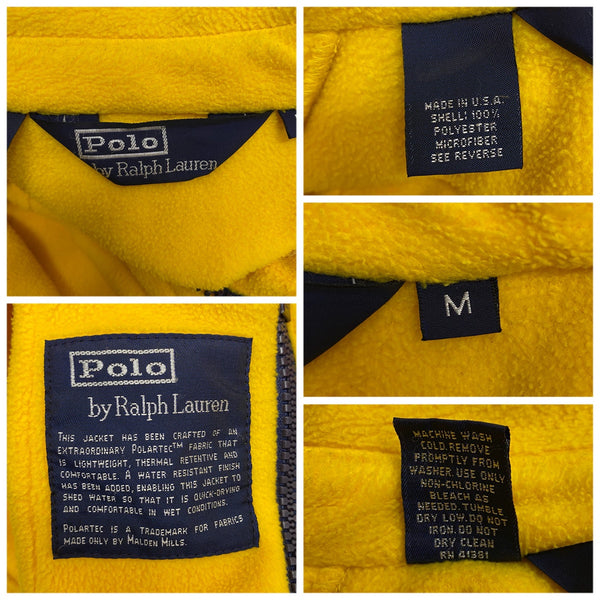 ラルフローレン RalphLauren 90s フリースジャケット ジャケット イエロー Mサイズ 201MT-4255