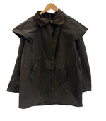 バブアー BARBOUR 90's 90年代 BUCKHOUSE バックハウス ダブルネーム STOCKMAN COAT バブアー ストックマン コート ワックス コットン オイルドジャケット  VINTAGE ヴィンテージ XL 44inch ジャケット ネイビー 101MT-5335