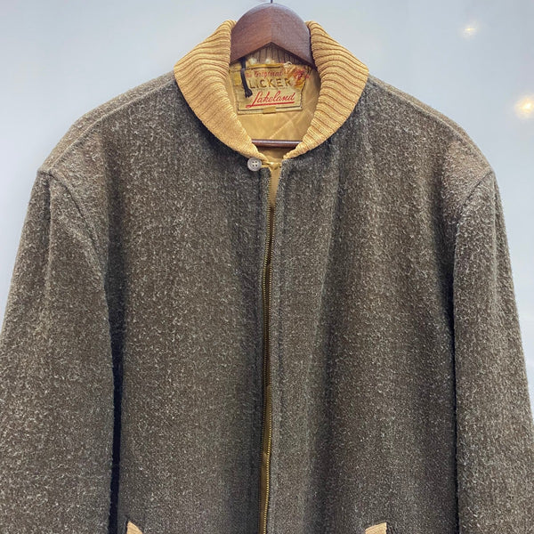 【曜日割引対象外】 ヴィンテージ vintage 50's クリッカー レイクランド CLICKER LAKELAND ファラオコート ジャケット ブラウン 42サイズ 201MT-4205 VB