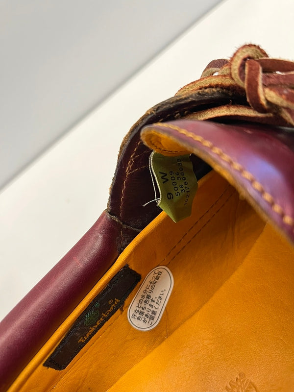 ティンバーランド Timberland HS 3 EYE LUG BURGUNDY スリーアイ クラシックラグ バーガンディ モカシンシューズ 50009 メンズ靴 モカシン ワインレッド サイズ9(参考サイズ約27cm) 101sh-2385