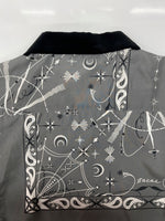 サカイ sacai 20SS × Dr Woo ドクター ウー Bandana Print Shirt バンダナ アロハ プリント シャツ 開襟 半袖 灰 20-02337M サイズ 3 半袖シャツ 総柄 グレー 104MT-1708