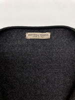 ボッテガヴェネタ BOTTEGA VENETA CAPE COAT ケープ コート ショートスリーブ ポンチョ 薄手 アウター ジャケット 灰 サイズ 38 コート 無地 グレー 104MT-2109