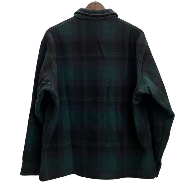 【曜日割引対象外】 ペンドルトン PENDLETON 60's バッファローチェック ウールジャケット ジャケット グリーン Lサイズ 201MT-4417 VB