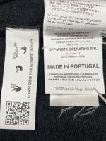 オフホワイト OFF-WHITE 21AW DEGRADE ARROW SLIM デグレイド アロー スリム フーディ パーカー 黒 パーカ ロゴ ブラック Lサイズ 104MT-2010