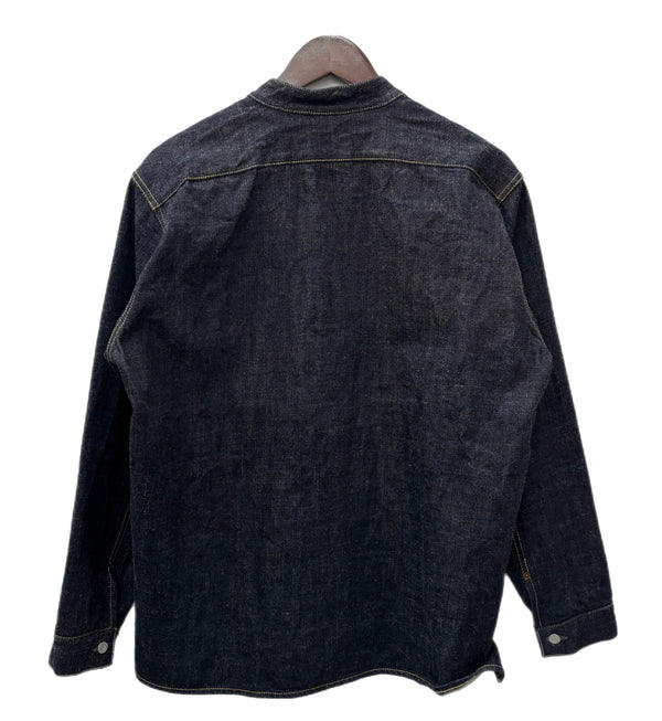 【曜日割引対象外】 べラフォンテ BELAFONTE PULLOVER BAND COLLAR DENIM SHIRTS  ジャケット ネイビー XLサイズ 201MT-2815 VB