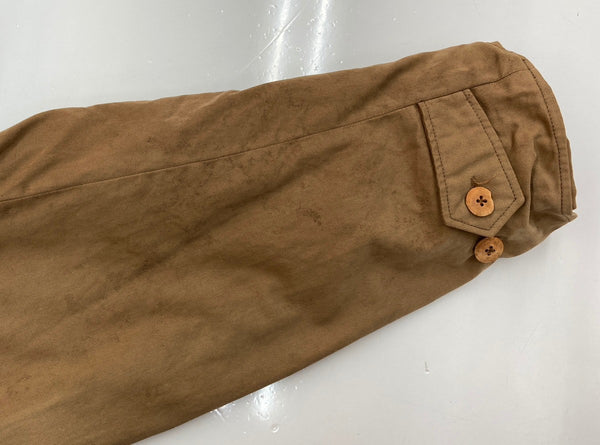 ラルフローレン RalphLauren 90s 90年代 ボアジャケット フライトジャケット ムートン シープスキン 茶 ジャケット 無地 ブラウン Lサイズ 104MT-2238
