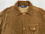 ラルフローレン Ralph Lauren 90s 90年代 ハンティングジャケット カバーオール コーデュロイ 太畝 茶色  ジャケット 無地 ブラウン Mサイズ 104MT-1984