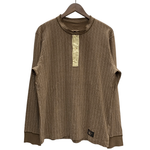 【曜日割引対象外】 ダブルアールエル RRL L/S STRIPE HENLEYNECK TSHIRTS 長袖カットソー ベージュ 201MT-3678 VB