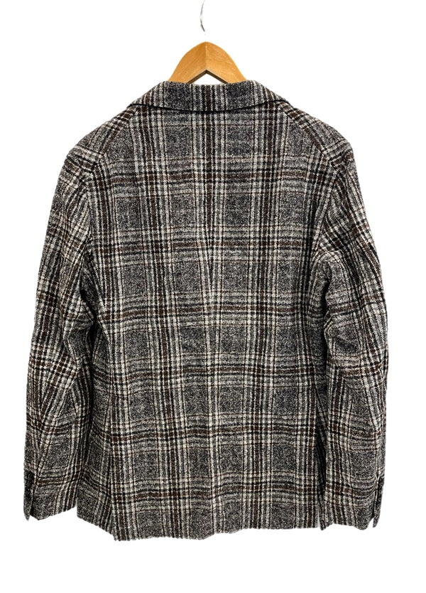 タリアトーレ TAGLIATORE チェック テーラードジャケット イタリア製 1SMC22K-85QIG023 サイズ50 ジャケット グレー 101MT-4855