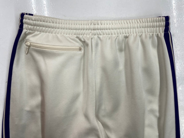 ニードルス Needles Poly Smooth Track Pant ポリー スムース トラック パンツ サイドライン 蝶 ジップポケット ジャージ 白 刺繍 MR286 ボトムスその他 ホワイト Mサイズ 104MB-194