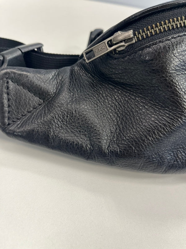 シュプリーム SUPREME レザーウェストバッグ ボックスロゴ BOXLOGO 黒 バッグ メンズバッグ ボディバッグ・ウエストポーチ ブラック 101bag-172