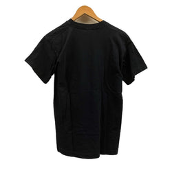 ヴィンテージ vintage 90's 90年代 Head Shot smiley face ぶち抜きスマイル ガンショット アートT 袖裾シングルステッチ Tシャツ ブラック Mサイズ 101MT-4937