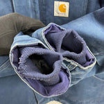 【曜日割引対象外】 カーハート Carhartt 00's トラディショナルコート USA製 ジャケット ネイビー 201MT-4709 VB