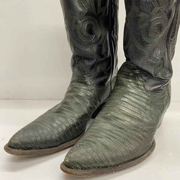 【曜日割引対象外】 ジャスティン JUSTIN ウェスタンブーツ 4709 メンズ靴 ブーツ ウエスタン ブラック 9Bサイズ 201-shoes1504 VB