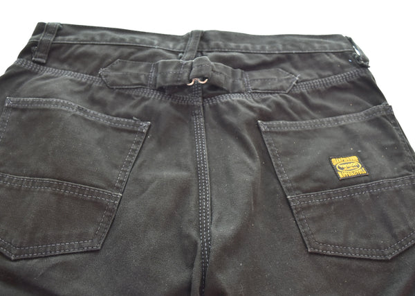 バンソン  VANSON  ダック ワークパンツ シンチバック ボトムスその他 ブラック 34 103MB-663