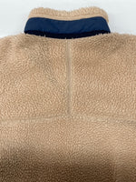 パタゴニア Patagonia PEF RETRO X FLEECE JACKET レトロ フリース ジャケット ボア ジップアップ USA製 アウトドア 薄茶 ジャケット ロゴ ベージュ Mサイズ 104MT-2197