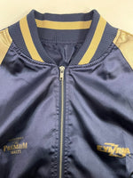 サントリー SUNTORY ×E.YAZAWA コラボ スカジャン サントリープレミアムモルツ 紺 刺繍ロゴ ジャケット ネイビー 101MT-5285