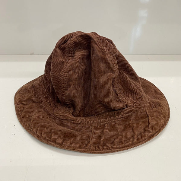 【曜日割引対象外】 【中古】キャピタル KAPITAL コーデュロイ バケットハット 帽子 メンズ帽子 ハット ブラウン 201goods-751 VB