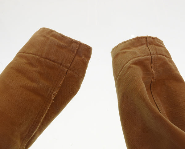 カーハート Carhartt 60's DUCK CHORE COAT ダック チョア コート フード付き デカCボタン ユニオンチケット 裏地ブランケット COVERALL カバーオール 38 ジャケット ブラウン 103MT-3104