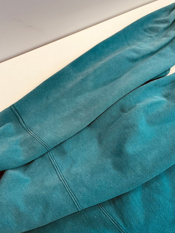 チャンピオン Champion 90s~ 刺繍タグ REVERSE WEAVE リバースウィーブ US古着 ターコイズ系 グリーン系 リブライン ボロ XL スウェット  LLサイズ 101MT-4597