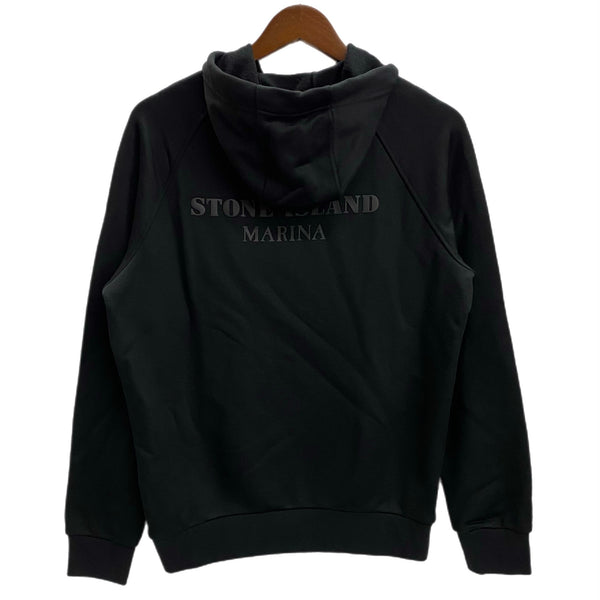 ストーンアイランド STONE ISLAND Marina Hoodie 7415617X2 パーカ ブラック Sサイズ 201MT-4184