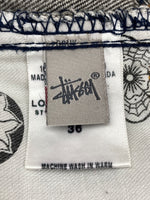 ステューシー STUSSY work gear black Denim Pants ワークギア ブラック デニム パンツ ダメージ加工 黒 デニム ブラック サイズ 36 104MB-307