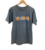 バンド band 90s 90's GIANT デフレパード Def Leppard 1999 EUPHORIA TOUR ツアーT - Tシャツ ブルー フリーサイズ 101MT-3508