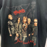 【曜日割引対象外】 バンド band エアロスミス Aerosmith 2001 WORLD TOUR Tシャツ ブラック XLサイズ 201MT-3599 VB