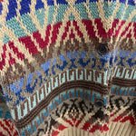 【曜日割引対象外】 ラルフローレン  RALPH LAUREN 00's LRL LAUREN JEANS CO. ネイティブ柄 ニットカーディガン カーディガン ベージュ 201MT-4778 VB