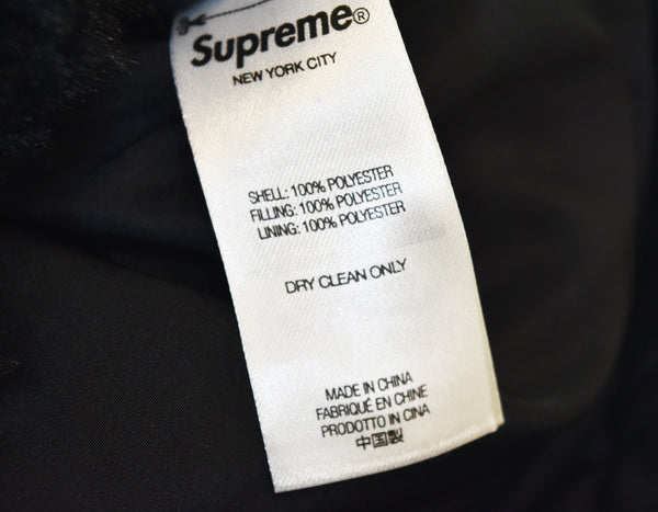 シュプリーム SUPREME 2021FW WTAPS Faux Fur Hooded Jacket ダブルタップス フェイクファー フード ジップアップジャケット ジャケット ブラック Lサイズ 103MT-3130