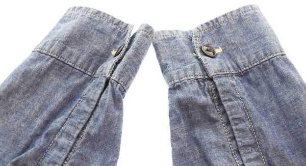 テンダーロイン TENDERLOIN CHAMBRAY シャンブレー  シャツ  長袖シャツ ブルー Sサイズ 103MT-3485