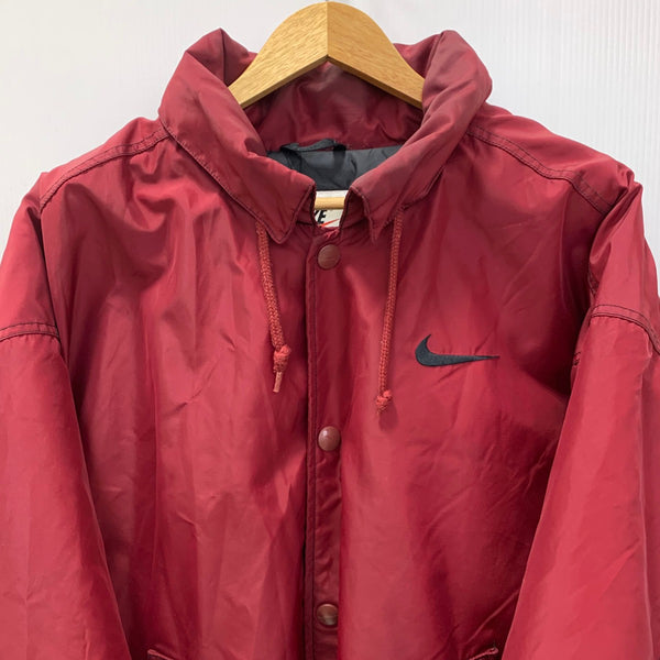 ナイキ NIKE 90s 銀タグ ナイロンジャケット ジャケット レッド Lサイズ 201MT-3428