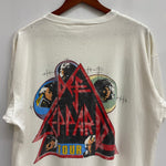【曜日割引対象外】 ヴィンテージ vintage 90's DEF LEPPARD Hysteria USA製 ツアー Tシャツ ホワイト ONEサイズ 201MT-4087 VB