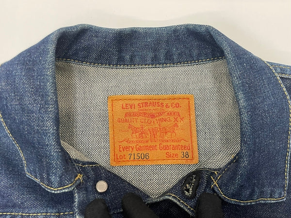 リーバイス Levi's 90’s 71506 1st 大戦モデル復刻 デニムジャケット 38 ブルー 601MT-87
