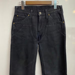 【曜日割引対象外】 アイアンハート IRON HEART ダブルニー ワークパンツ カーゴパンツ ブラック W29サイズ 201MB-1122 VB