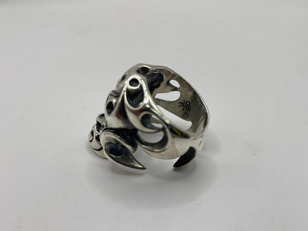 テンダーロイン TENDERLOIN T-SKULL RING SILVER ボルネオ スカル シルバー リング メンズ ジュエリー アクセサリー  601goods-40