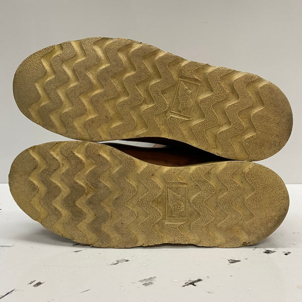 【曜日割引対象外】 レッドウィング RED WING 90's ペコスブーツ 緑犬タグ 犬刻印 97年製 7D 866 メンズ靴 ブーツ ペコスタイプ ブラウン 25cmサイズ 201-shoes1592 VB