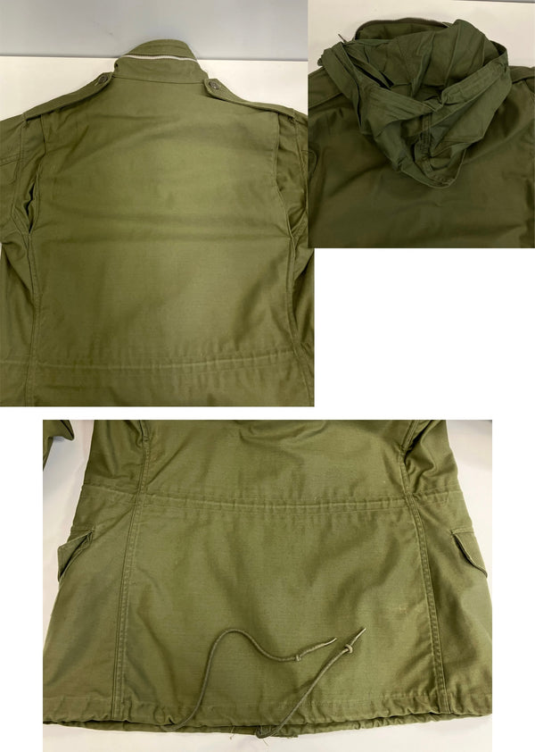 ミリタリー military 60's 60年代 68年会計 US ARMY 米軍 実物 M-65 フィールドジャケット 2rd.アルミジップ グレーライナー VINTAGE ヴィンテージ  SMALL-REGULA ジャケット カーキ Sサイズ 101MT-4905