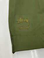 ステューシー STUSSY 16AW GORE-TEX PRODUCTS FISHTAIL JACKET ゴアテックス フィッシュテール ナイロン ジャケット KHAKI 緑 ジャケット ロゴ カーキ Mサイズ 104MT-470