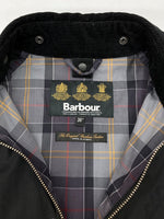 バブアー Barbour SL BEDALE JACKET ビデイル ジャケット ダブルジップ ノンオイル 裏チェック アウター 黒 MWX0529BK91 サイズ 36 ジャケット 無地 ブラック 104MT-1885