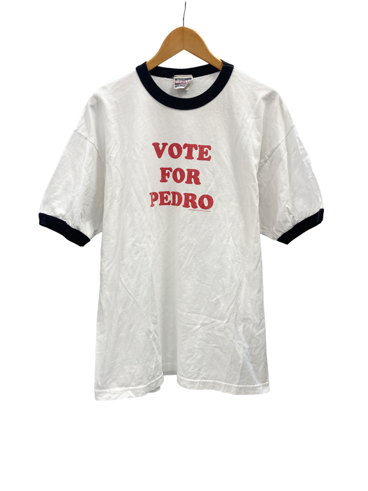 ヴィンテージ VINTAGE ITEM VOTE FOR PEDRO Napoleon Dynamite ナポレオン・ダイナマイト ムービーTシャツ  映画 MOVIE TEE XL Tシャツ プリント ホワイト LLサイズ 101MT-2395 | 古着通販のドンドンサガール