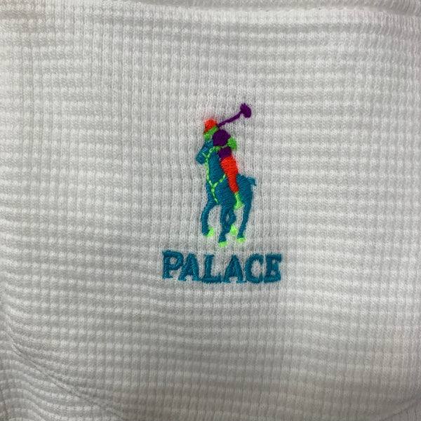 ラルフローレン POLO RALPH LAUREN パレス PALACE コラボ ワッフル Tシャツ ホワイト Mサイズ 201MT-4723