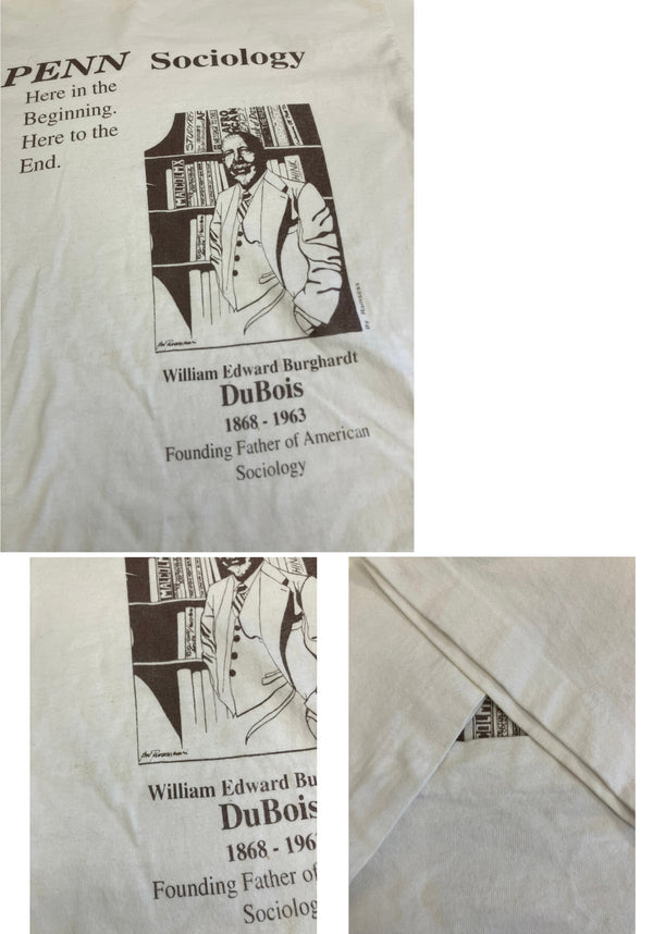 ヴィンテージ vintage 90's 90年代 FRUIT OF THE LOOM William Edward Burghardt Du Bois デュボイス 偉人 USA製 Tシャツ ホワイト Mサイズ 101MT-3920