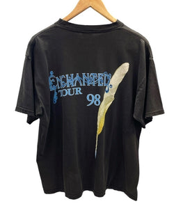 ヴィンテージ VINTAGE  ITEM 90s 90's ENCHANTED Stevie Nicks Enchanted T Shirt スティーヴィー ニックス 黒 半袖 Tシャツ プリント ブラック Lサイズ 101MT-2365