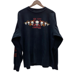 【曜日割引対象外】 ファッションビクティム Fashion Victim 00's SIN CITY CHOPPERS 長袖カットソー シルバー Lサイズ 201MT-4039 VB