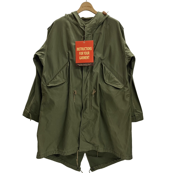 【曜日割引対象外】 ザリアルマッコイズ The REAL McCOY'S モッズコート M-1951 フィールド パーカー タグ付き ジャケット カーキ Mサイズ 201MT-4571 VB