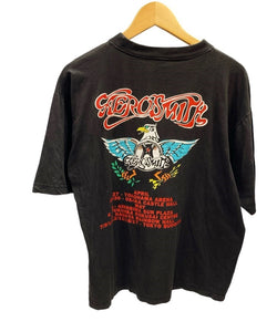 バンドTシャツ BAND-T 90's 90s AEROSMITH 1993 Tour T-Shirt エアロスミス ツアーTシャツ 黒 半袖 XL Tシャツ プリント ブラック LLサイズ 101MT-2464