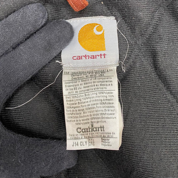 【曜日割引対象外】 カーハート Carhartt 00's Santa Fe Jacket サンタフェジャケット ワーク ジャケット ワインレッド 4XLサイズ 201MT-3700 VB