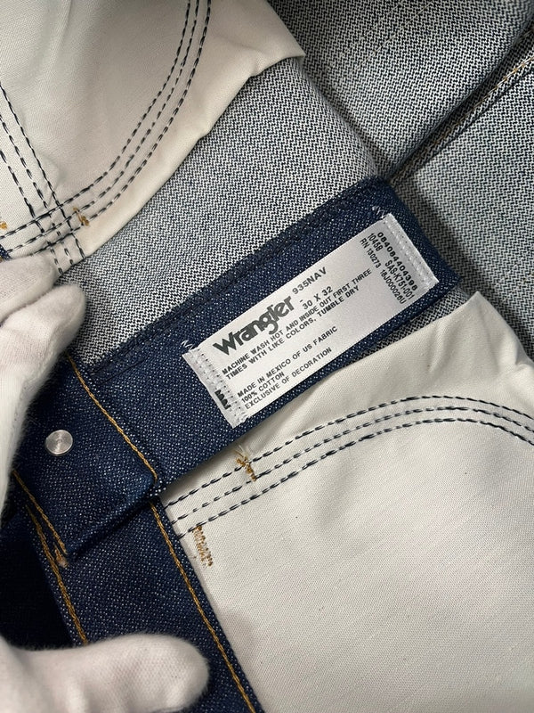 ラングラー Wrangler DEAD STOCK カウボーイ ブーツカット デニムパンツ インディゴ 青 30×32 935NAV デニム ブルー 30 101MB-763
